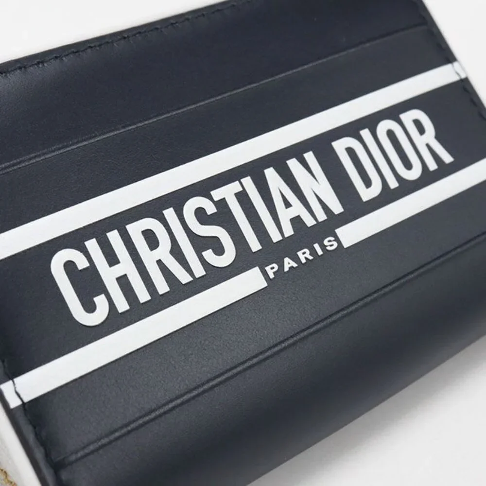 Dior Coin Case VIBE Coin Purse Leather